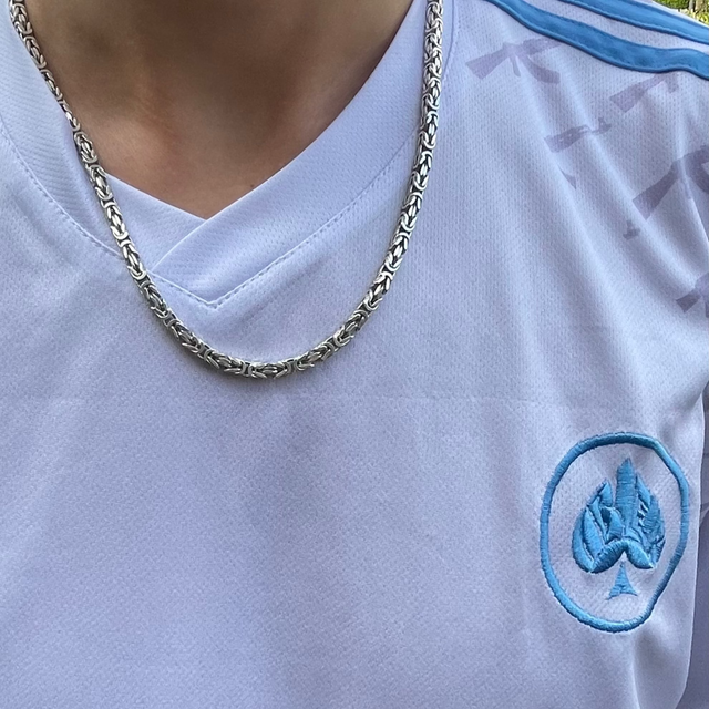 Football Shirt - White & Blue - Abler Atelier Exclusive