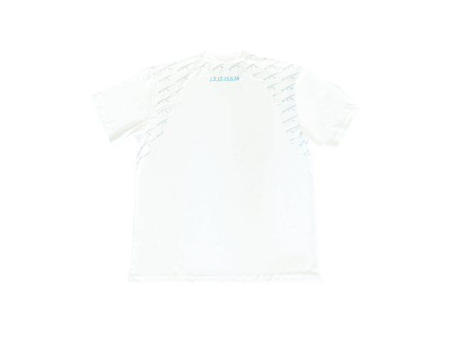 Football Shirt - White & Blue - Abler Atelier Exclusive